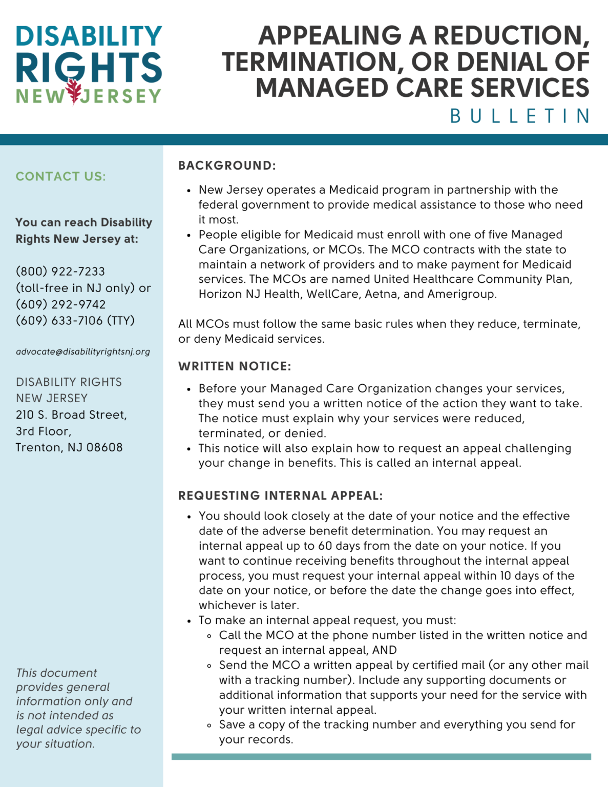 managed-care-organization-appeals