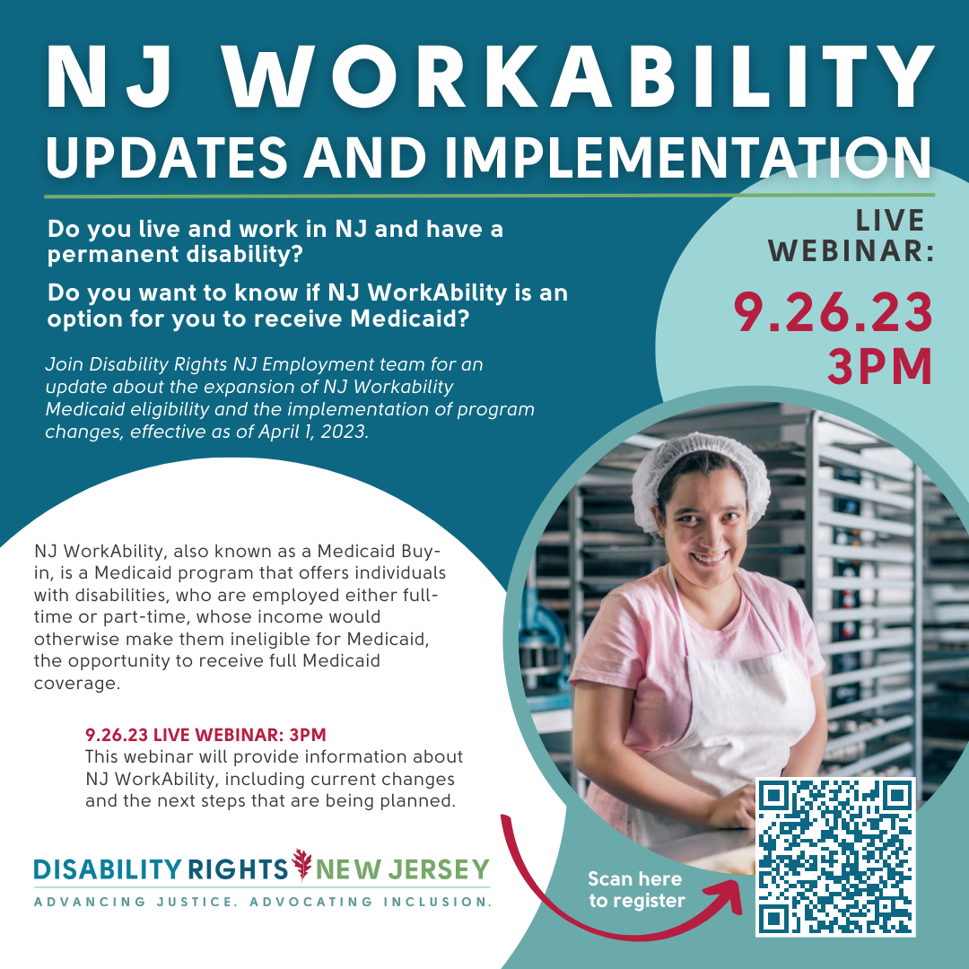 NJ WorkAbility Updates and Implementation